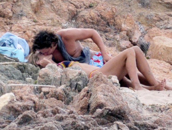 Хайди Клум и Вито Шнабель отдыхают на о.Сардиния