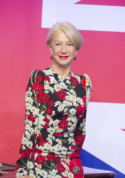 Хелен Миррен на мини-выставке в Музее мадам Тюссо