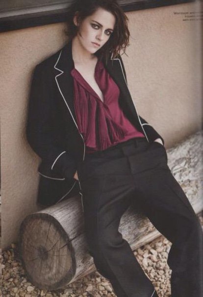 Кристен Стюарт для журнала Elle. Сентябрь 2015