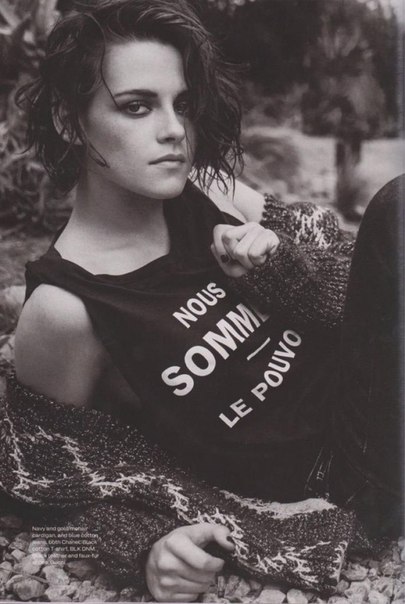 Кристен Стюарт для журнала Elle. Сентябрь 2015