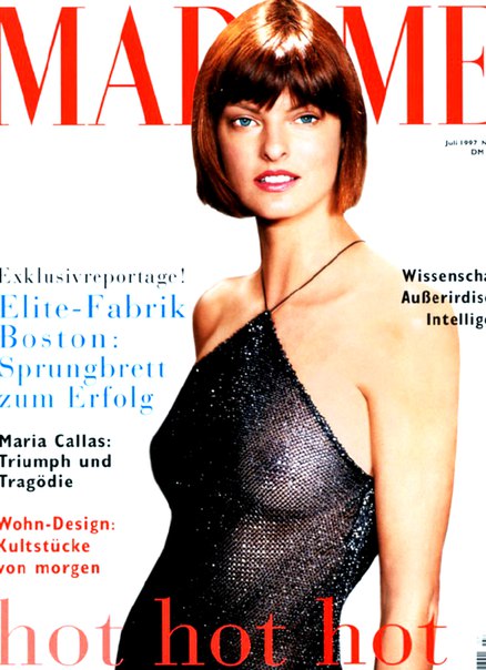 Проект "Голые знаменитости" Линда Евангелиста