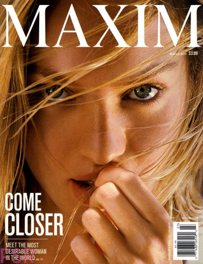 Кэндис Свейнпол в журнале Maxim