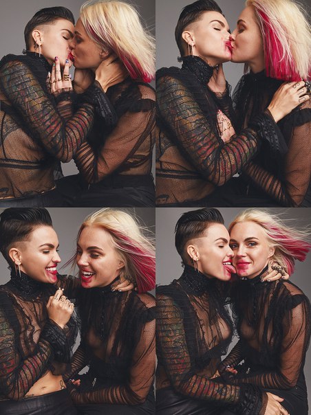 Руби Роуз (Ruby Rose) и Фиби Даль (Phoebe Dahl) в журнале Diva Великобритания Руби Роуз (Ruby Rose) и Фиби Даль (Phoebe Dahl) в журнале Diva Великобритания