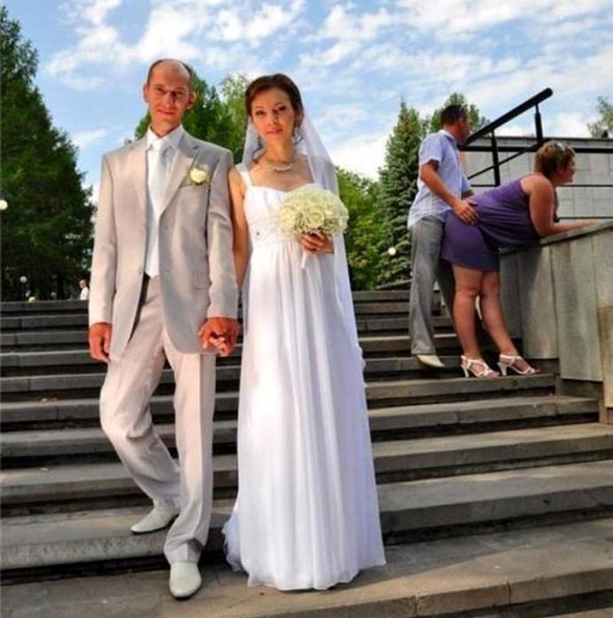 Свадебные фотографии, после которых жениться перехочется...