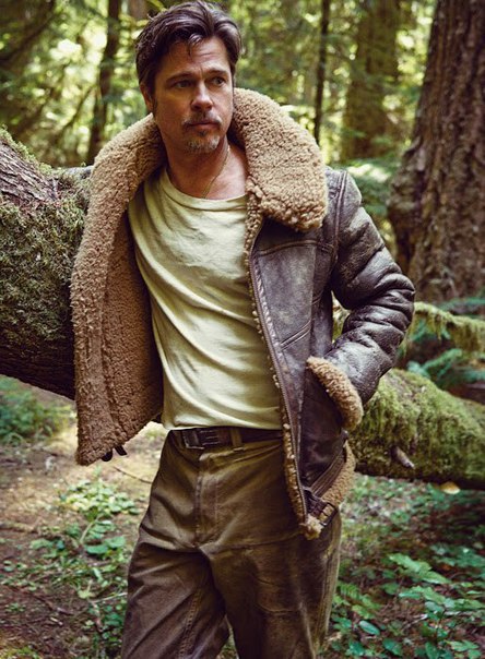 Брэд Питт на фотосессии журнала Details (2014)