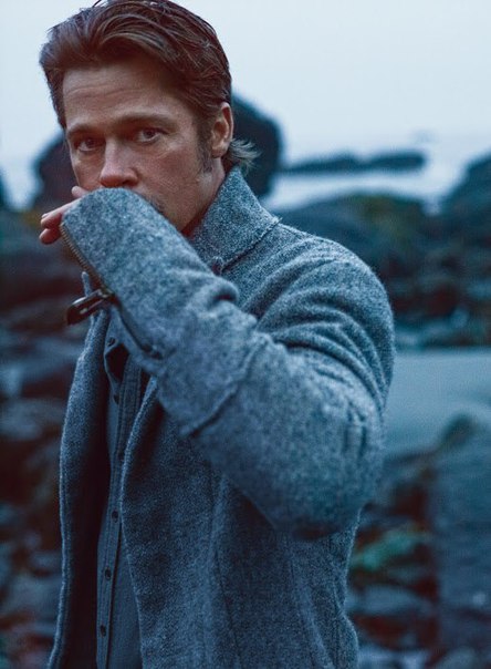 Брэд Питт на фотосессии журнала Details (2014)