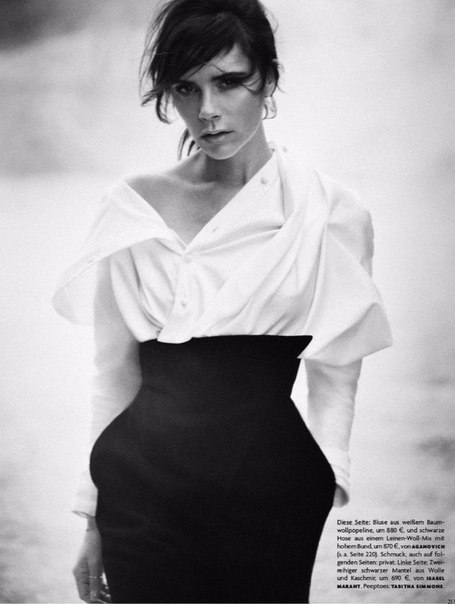 Фотосессия Виктории Бекхэм для Vogue Germany