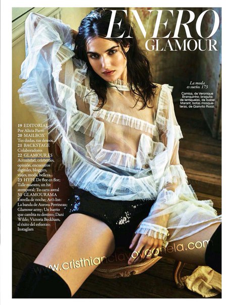 Бланка Падилья для испанского «Glamour»...
