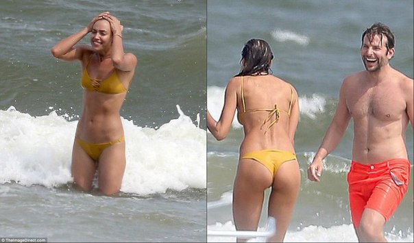 Подборка пляжных фото с Ириной Шейк.