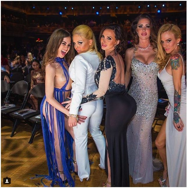 Актрисы взрослого кино на вручении порно-Оскара в Лас-Вегасе Актрисы взрослого кино на вручении порно-Оскара в Лас-Вегасе