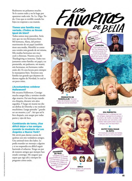 Bella Hadid – Seventeen Mexico Magazine (February 2016)