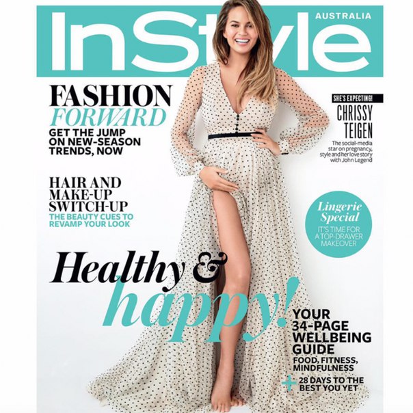 Chrissy Teigen by Steven Chee for InStyle Australia February 2016...