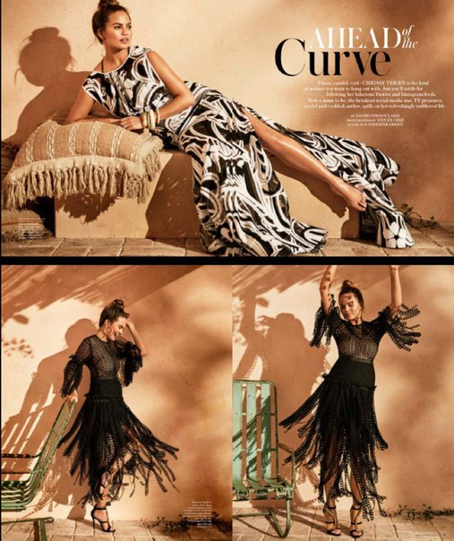 Chrissy Teigen by Steven Chee for InStyle Australia February 2016...