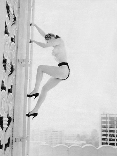 Голая Шэрон Стоун в черно-белом цвете