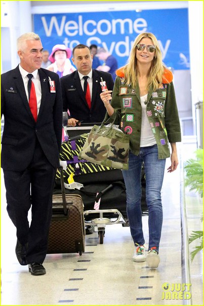 Хайди Клум на Germany’s Next Top Model в Австралии.