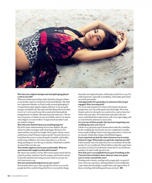 Shanina Shaik – Ocean Drive Magazine (February 2016)