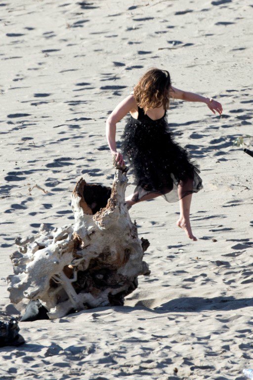 Эмилия Кларк на работе