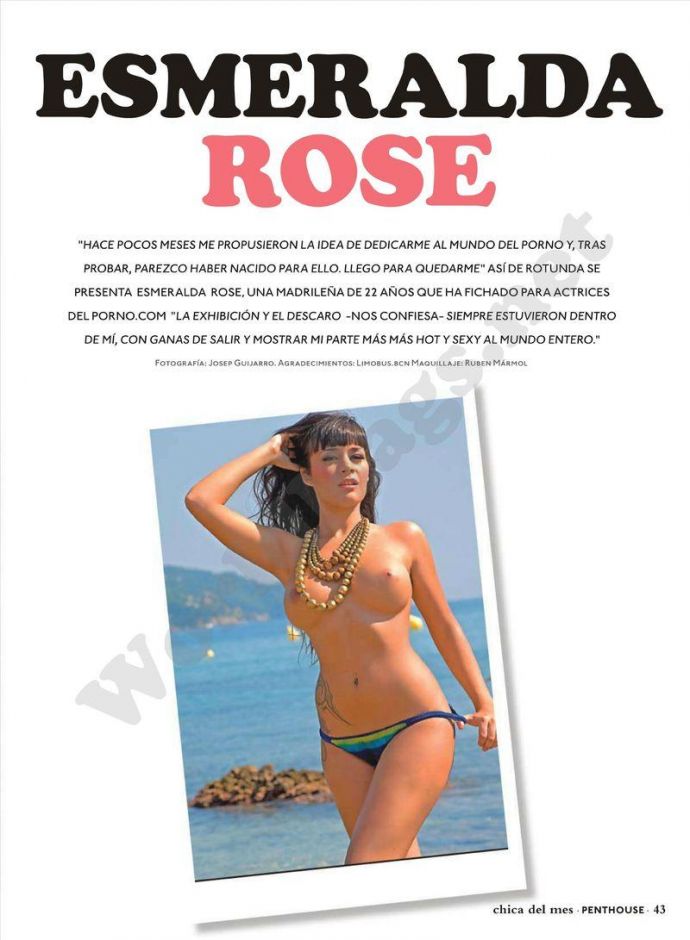 Богиня эротики Esmiralda Rose - Penthouse December 2011-January 2012 (12-2011—01-2012) Spain