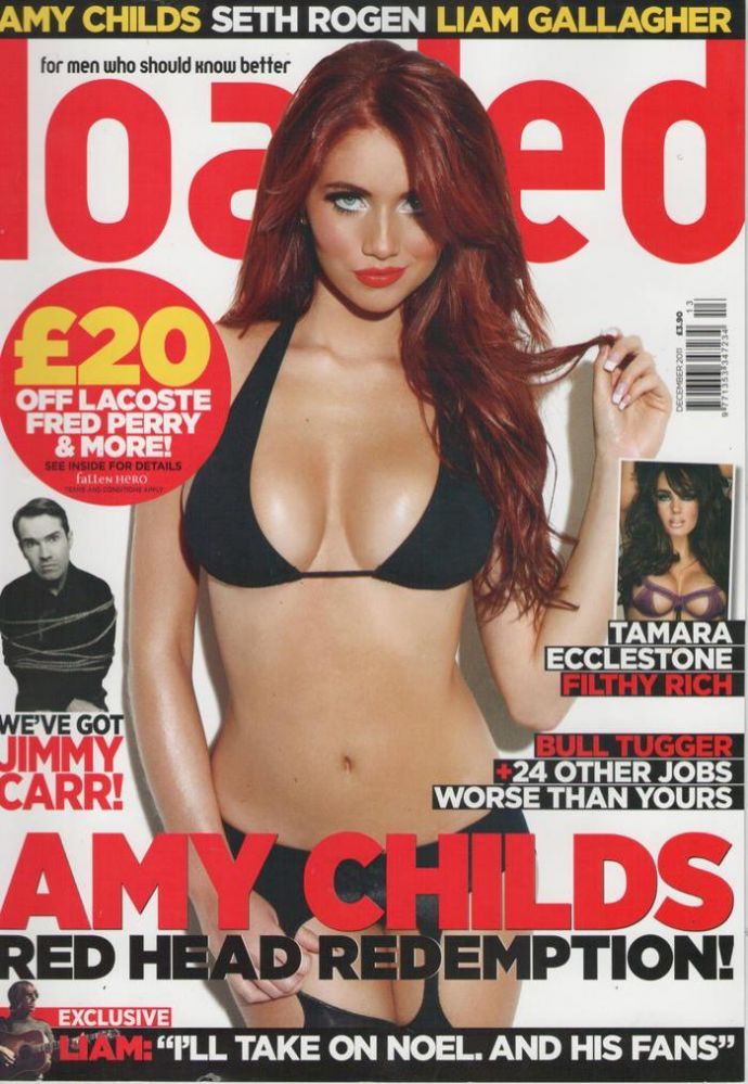 Откровенная Amy Childs - Loaded December 2011 (12-2011) UK