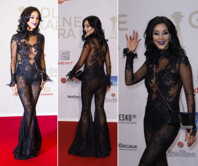 Верона Пут в откровенном наряде