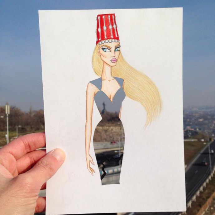 Живой фешн-арт Эдгара Артиса