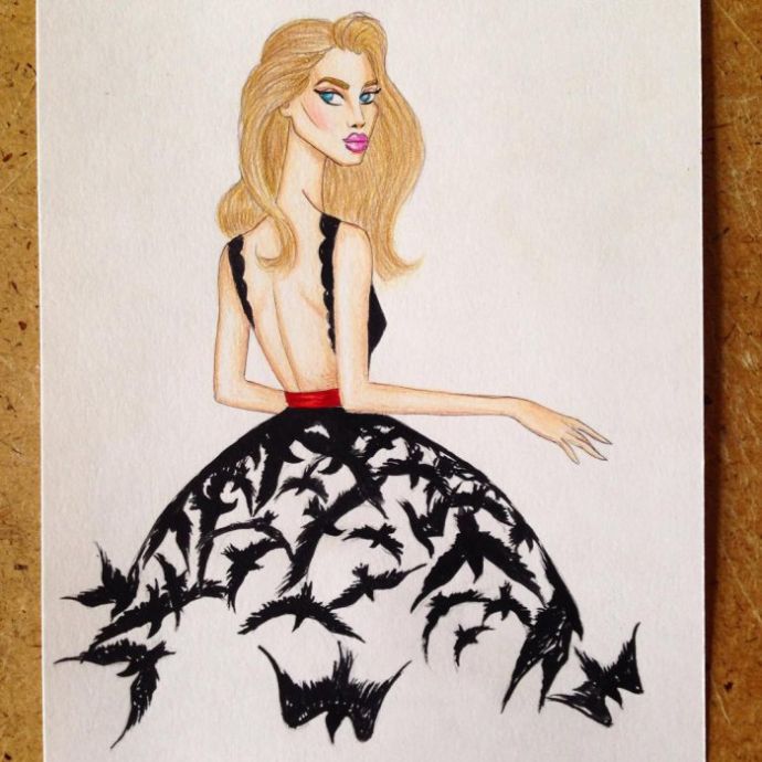 Живой фешн-арт Эдгара Артиса