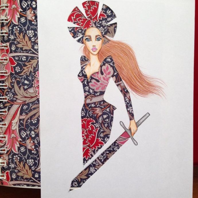 Живой фешн-арт Эдгара Артиса