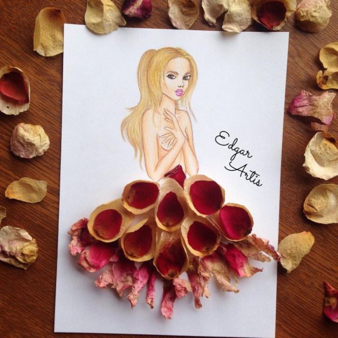 Живой фешн-арт Эдгара Артиса