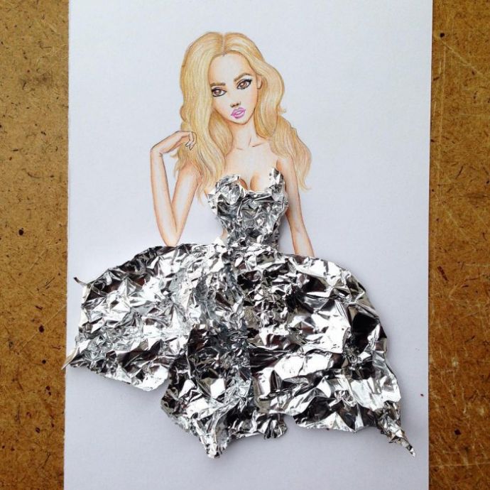 Живой фешн-арт Эдгара Артиса