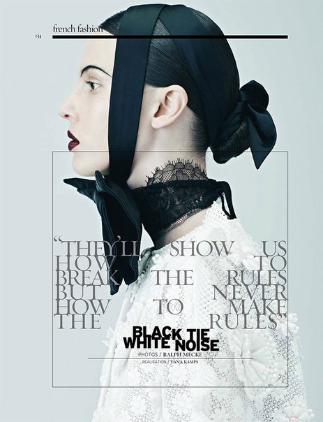 Ruby Aldridge for French Revue de Modes 2016