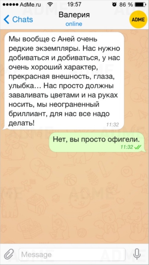 СМС о том, как мужчины пытаются понять женщин