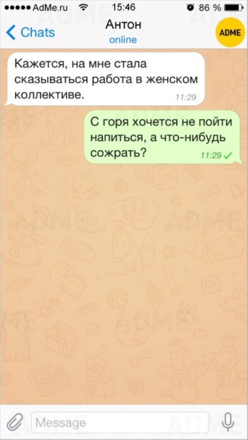 СМС о том, как мужчины пытаются понять женщин