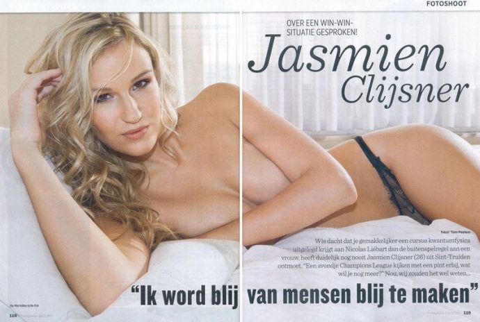 Голая Jasmien Clijnser - P December 2011 (12-2011d) Belgium
