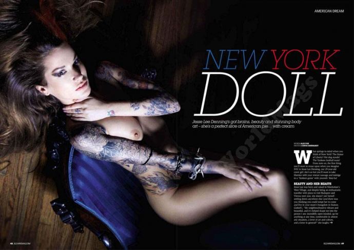 Богиня эротики Jesse Lee - Bizarre January 2012 (1-2012) UK