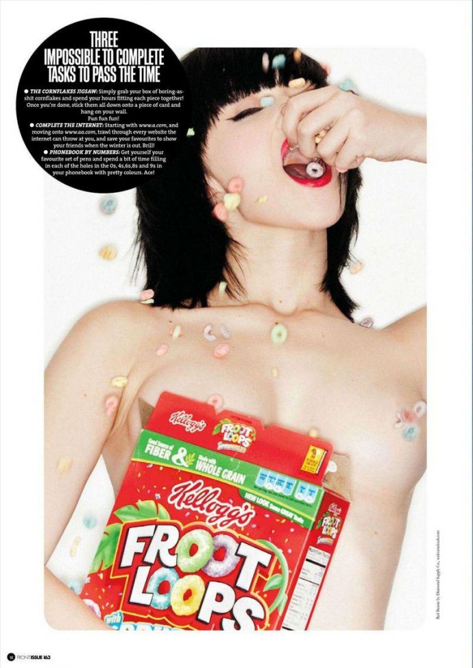 Богиня эротики Mellisa Clarke - Front January 2012 (1-2012) UK