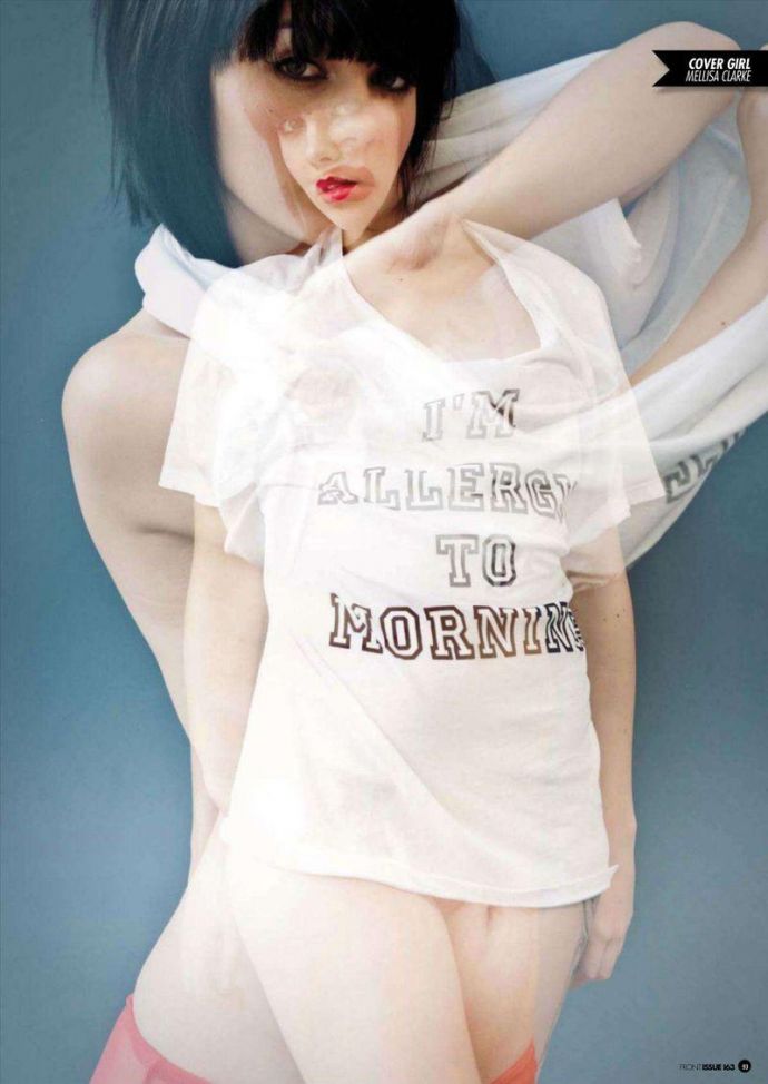 Богиня эротики Mellisa Clarke - Front January 2012 (1-2012) UK