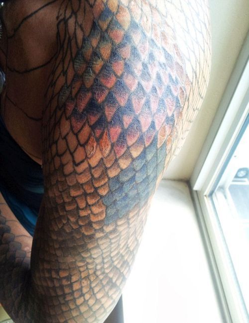 Мудило превратил себя в бородатую женщину-дракона Мудило превратил себя в бородатую женщину-дракона