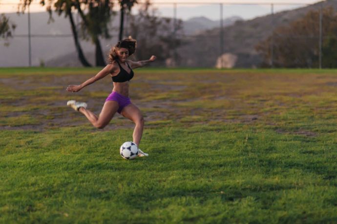 Аппетитная фанатка Реала