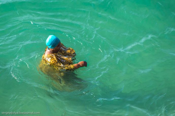 Как купаются арабки женщины