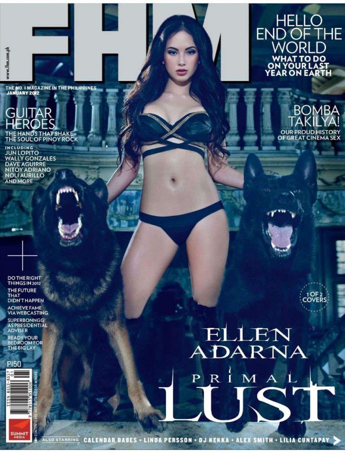 Обнаженная Ellen Adarna - FHM January 2012 (1-2012) Philippines
