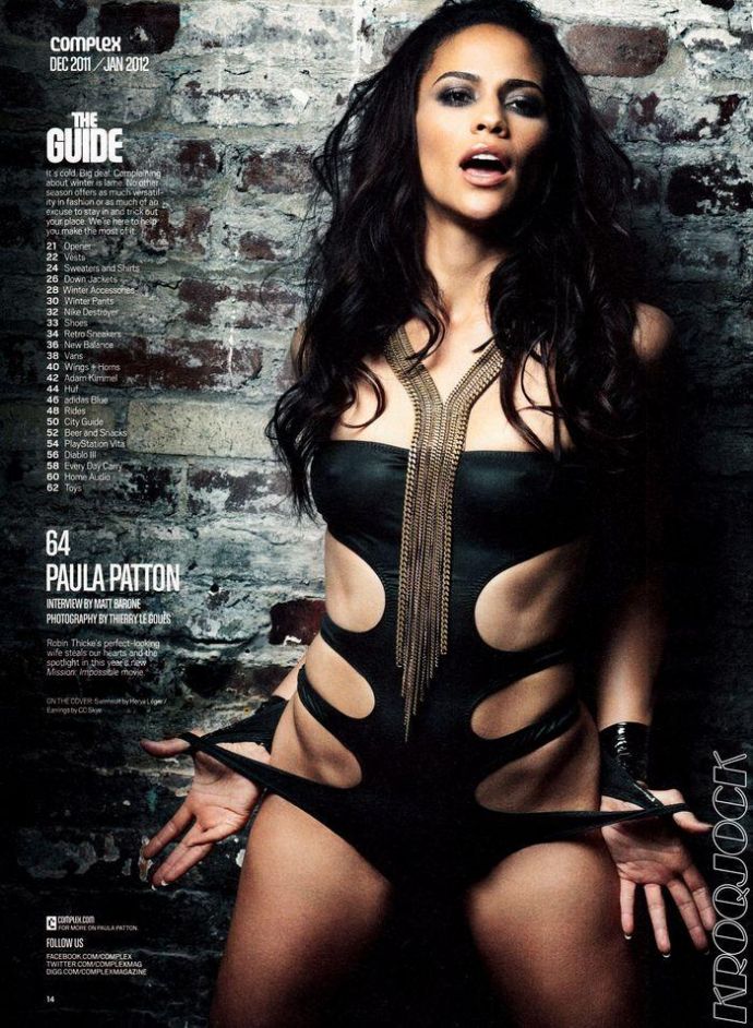 Голая Paula Patton - Complex January 2012 (1-2012) USA