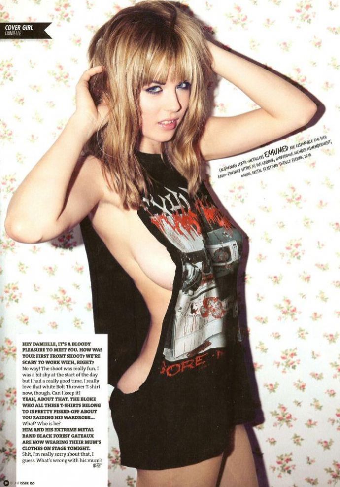 Модель дня Danielle Sharp - Fr0nt March 2012 (3-2012) UK