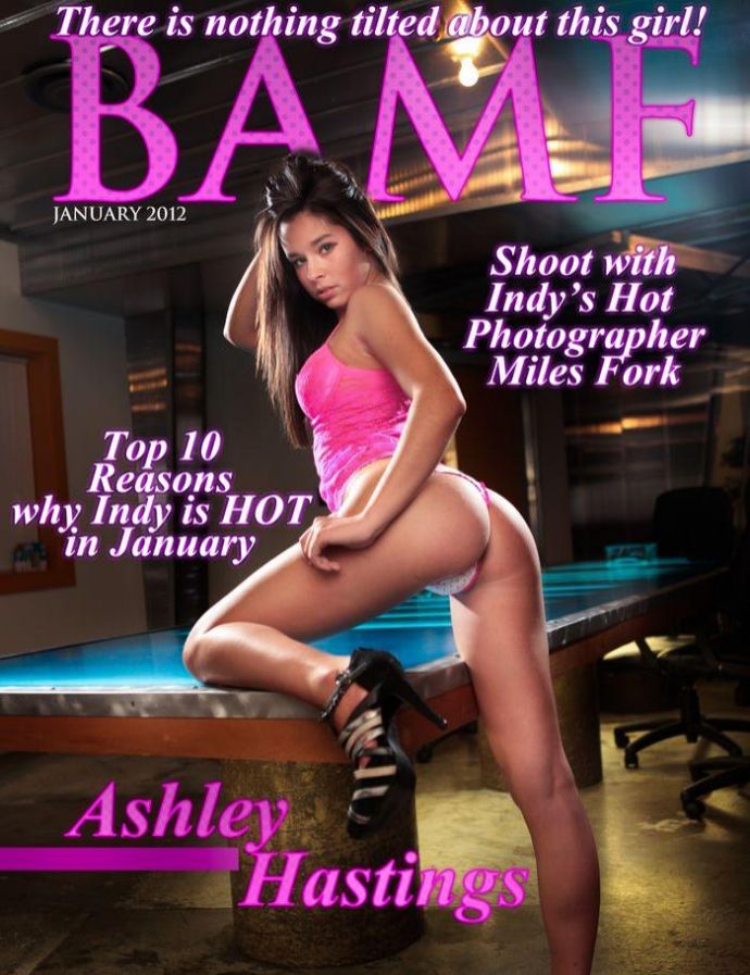 Откровенная Ashley Hastings - Bamf January 2012 (1-2012) USA