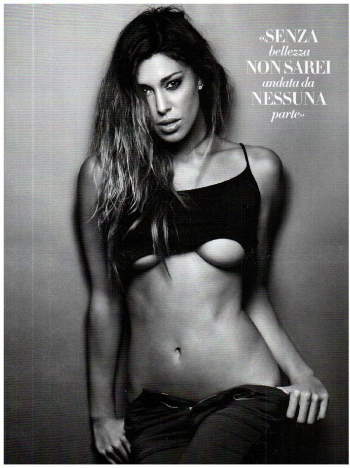 Раздетая Belen Rodriguez - Vanity Fair February 2012  Italy
