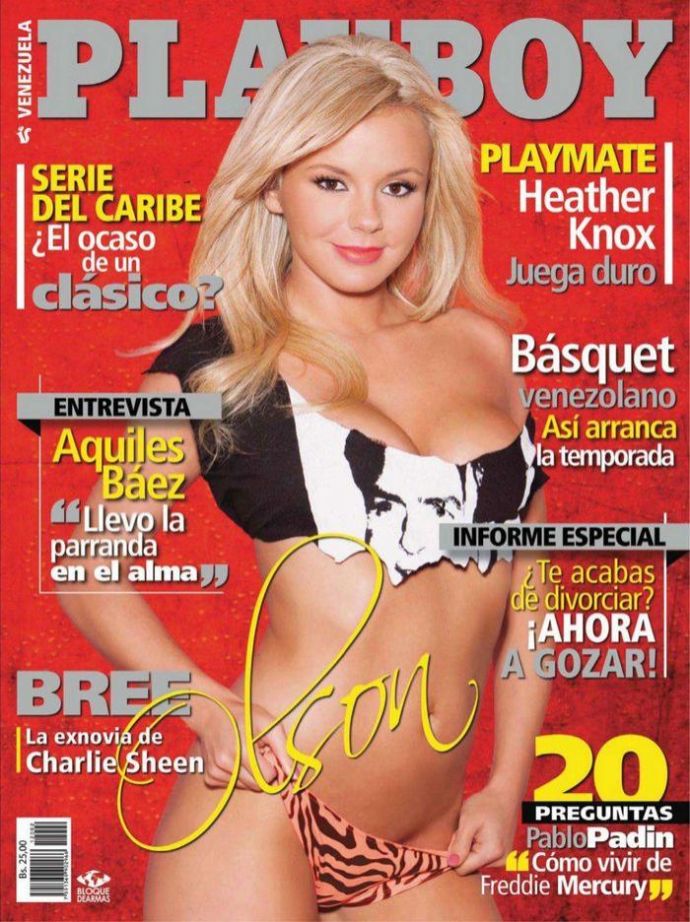 Модель дня Bree Olson - Playboy February 2012 (2-2012) Venezuela