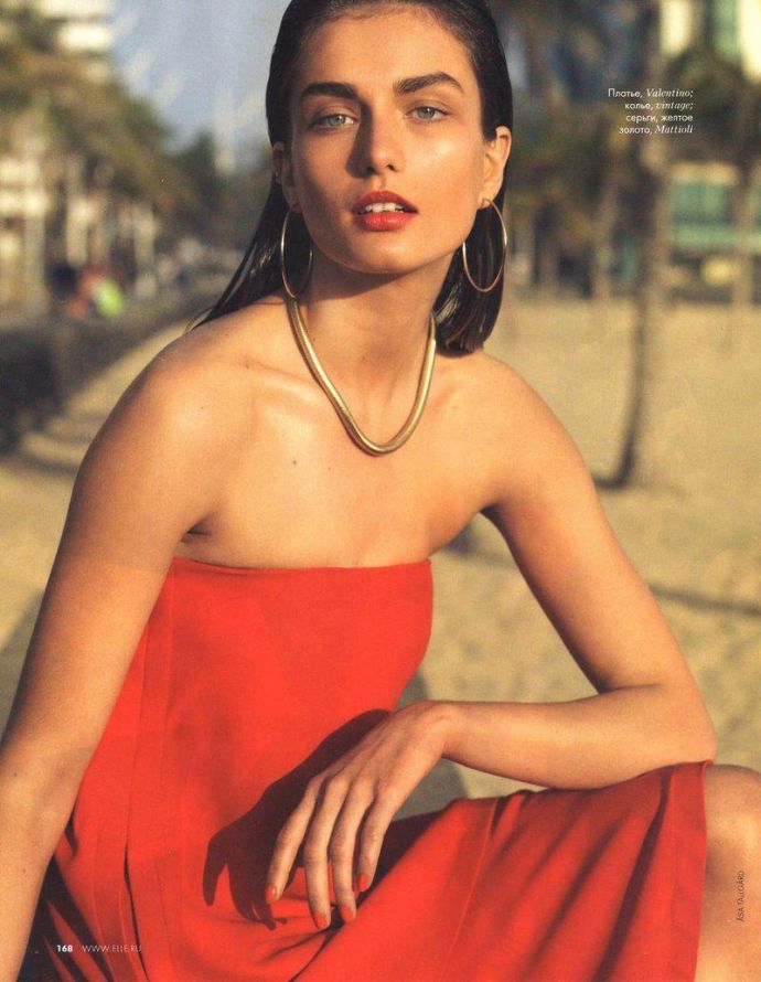 Секси Andreea Diaconu - Elle Июнь 2012 Russia