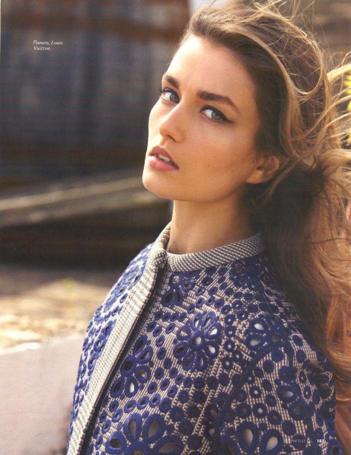 Секси Andreea Diaconu - Elle Июнь 2012 Russia