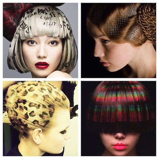 Новый тренд Instagram: #hairstencil Новый тренд Instagram: #hairstencil