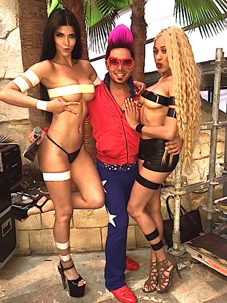 Микаэла Шефер (Micaela Schaefer) на вечеринке Megapark Opening