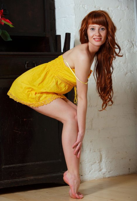 Ossana, likes to pose for the camera naked